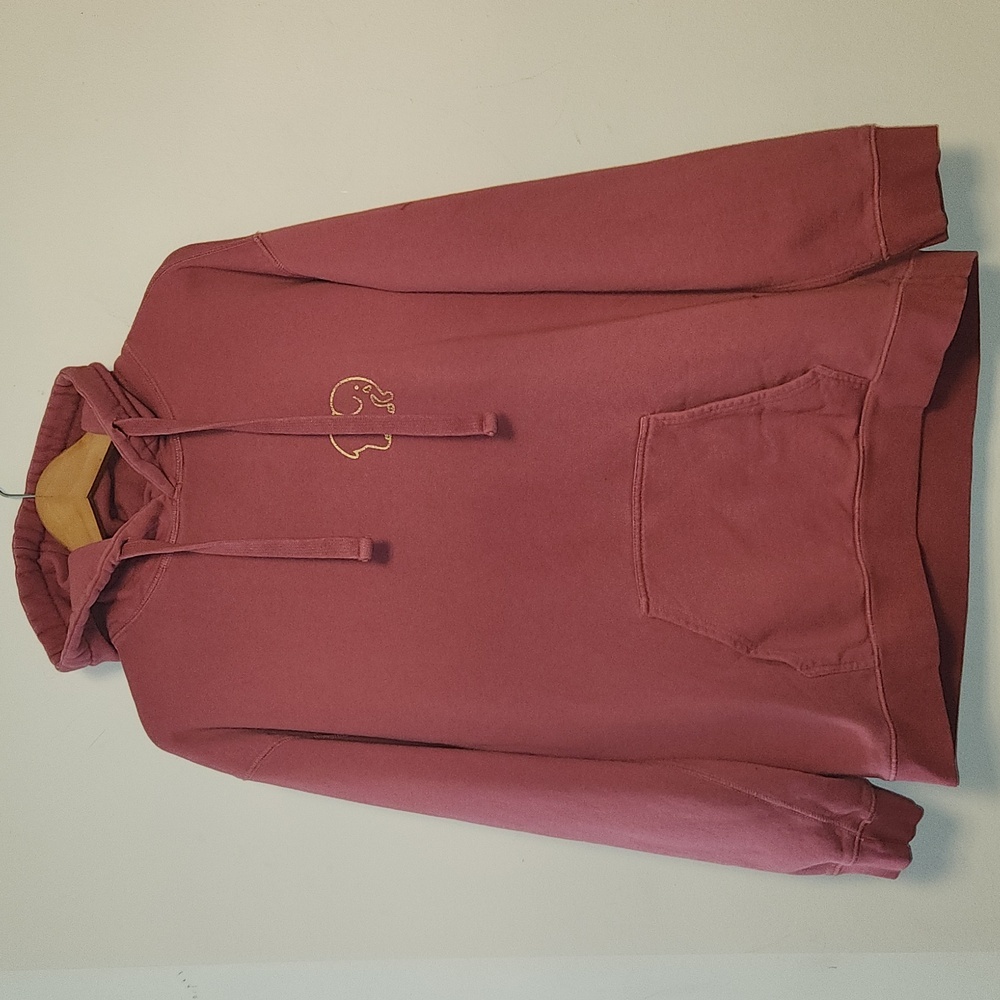Ivory Ella Women's Hoodie Organic Cotton Pink Sz M